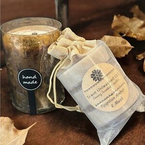 Egyptian Amber & Musk Set, SCENT UNLEASHED LLC LUXURY HAND POURED SCENTED CANDLE